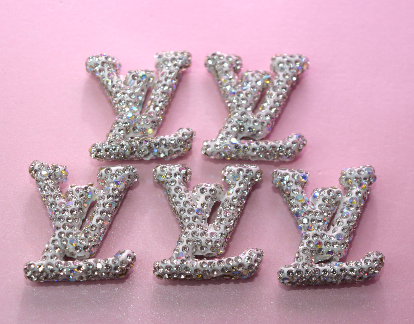 Small Bling LV Charm