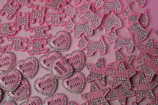 Pink Resin Charms
