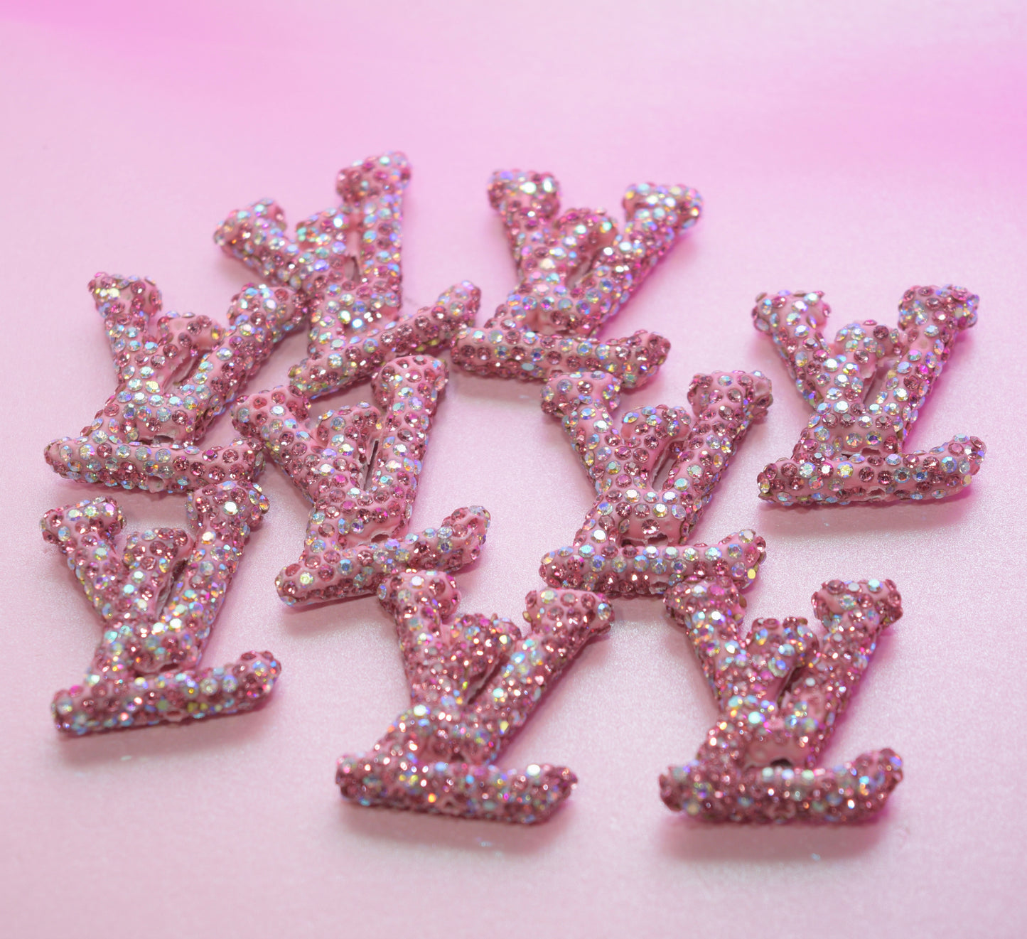 Small Bling LV Charm