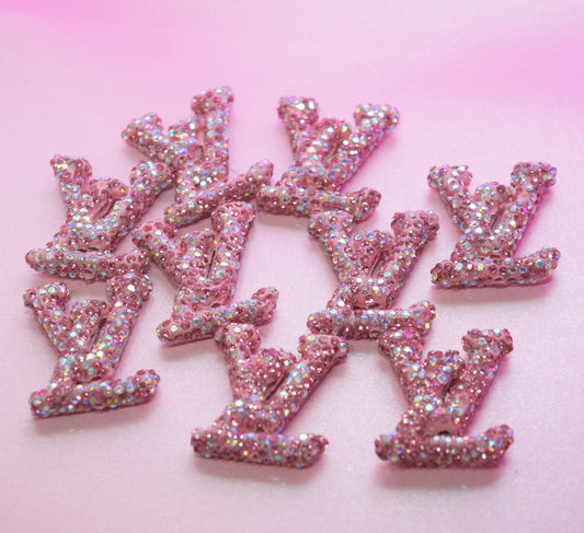 Small Bling LV Charm