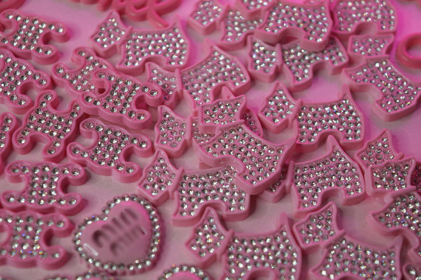 Pink Resin Charms