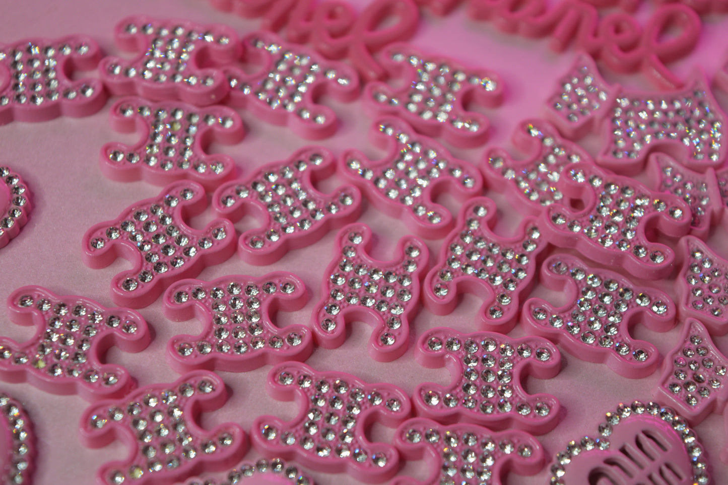 Pink Resin Charms