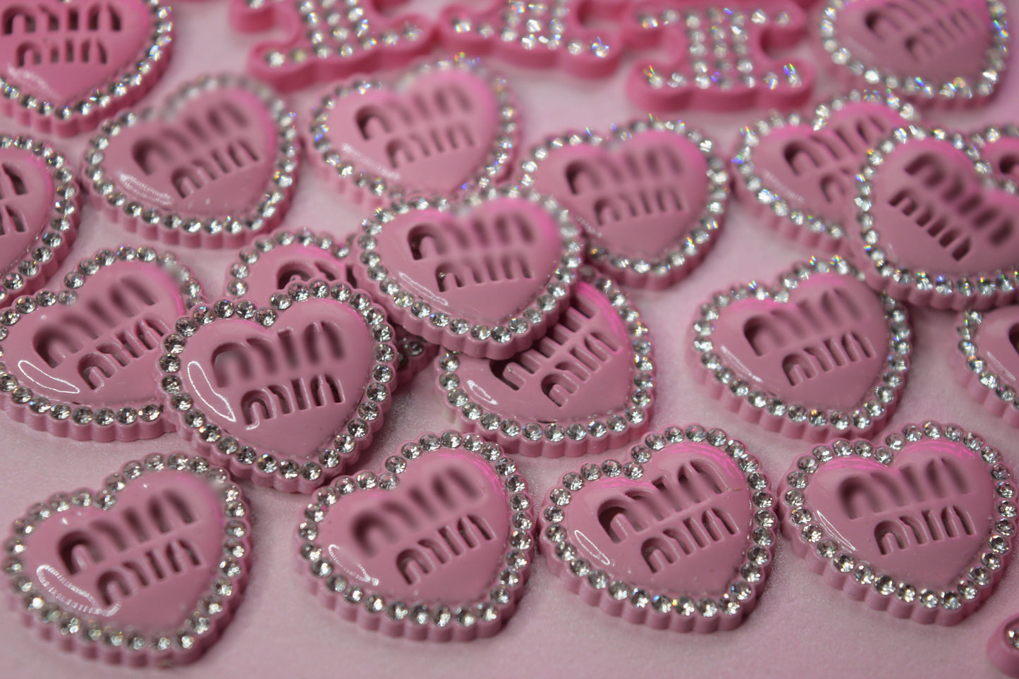 Pink Resin Charms