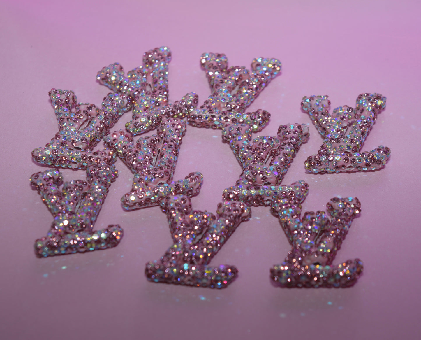 Small Bling LV Charm