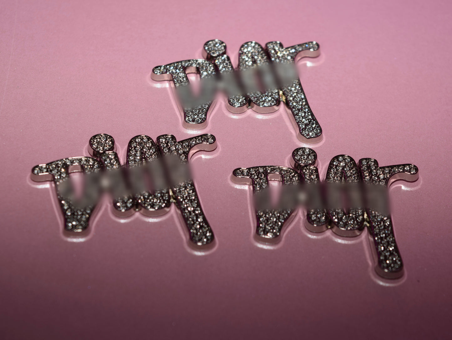 Large Bling D Charm